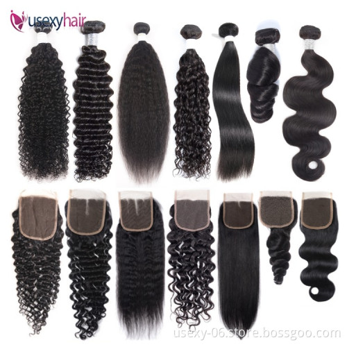Factory Wholesale Cheap Cuticle Aligned Hair Vendors 100% Natural Human Virgin Brazilian Hair Extension